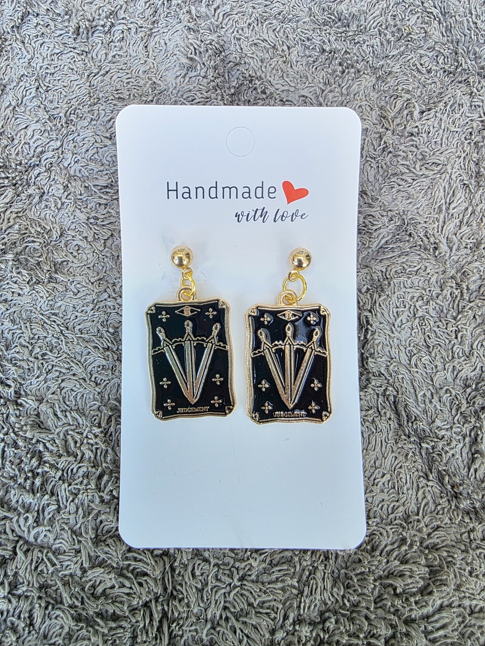 Halloween Earrings: Tarot and Ouija - Judgement